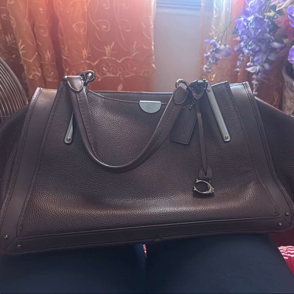 Coach Leather Duffel Bag